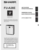 Sharp FU-A28E Operation Manual preview