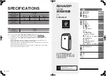 Preview for 10 page of Sharp FU-E30A-W Operation Manual