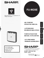 Sharp FU-W28E Operation Manual preview