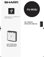 Sharp FU-W28J Operation Manual preview