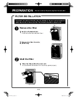 Preview for 8 page of Sharp FU-Y30EU-W Operation Manual