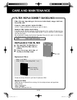 Preview for 12 page of Sharp FU-Y30EU-W Operation Manual