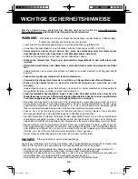 Preview for 18 page of Sharp FU-Y30EU-W Operation Manual