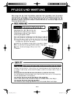 Preview for 25 page of Sharp FU-Y30EU-W Operation Manual