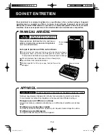 Preview for 39 page of Sharp FU-Y30EU-W Operation Manual