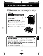 Preview for 109 page of Sharp FU-Y30EU-W Operation Manual