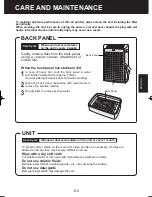 Preview for 11 page of Sharp FU-Y30J-W Operation Manual