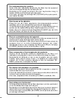 Preview for 3 page of Sharp FZ-40SEF Operation Manual