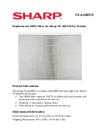 Sharp FZ-A60HFU Product Information preview