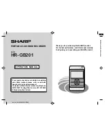 Sharp GB201 Operation Manual preview
