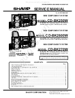 Sharp GBOXS0070AWM1 Service Manual preview