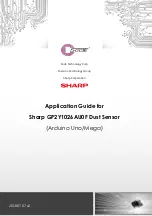 Предварительный просмотр 1 страницы Sharp GP2Y1026AU0F Application Manual