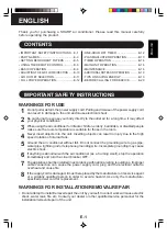 Preview for 3 page of Sharp GS-XP12FGR Operation Manual