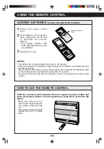 Preview for 8 page of Sharp GS-XP12FGR Operation Manual