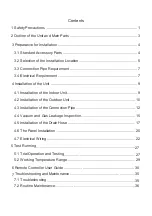 Preview for 5 page of Sharp GU-X18SCR Installation And Operation Manual