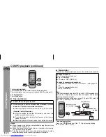 Предварительный просмотр 24 страницы Sharp GX-CD1300MP MK2 Operation Manual