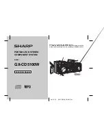 Sharp GX-CD5100W Operation Manual preview