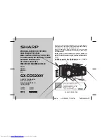 Предварительный просмотр 1 страницы Sharp GX-CD5200V Operation Manual