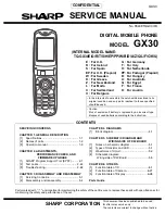 Sharp GX30 Service Manual предпросмотр