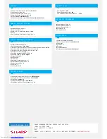 Preview for 2 page of Sharp HEALSIO AX-1500 Specifications