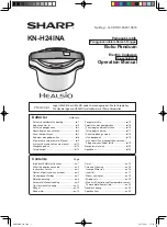Preview for 1 page of Sharp Healsio KN-H24INA Operation Manual