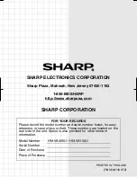 Предварительный просмотр 24 страницы Sharp HN-VA400U Operation Manual