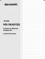 Preview for 1 page of Sharp HN-VA401SU Operation Manual