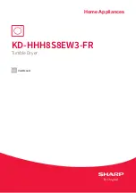 Preview for 1 page of Sharp Home Appliances KD-HHH8S8EW3-FR User Manual