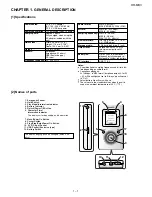 Preview for 3 page of Sharp HR-MB3 Service Manual