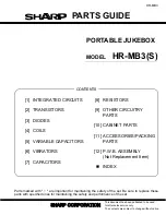 Preview for 39 page of Sharp HR-MB3 Service Manual