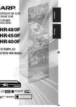 Preview for 1 page of Sharp HR400F Operation Manual