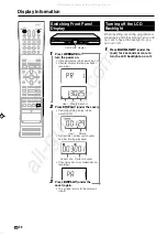 Preview for 36 page of Sharp HR400F Operation Manual