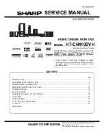 Preview for 1 page of Sharp HT-CN410DVH Service Manual