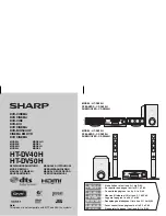 Sharp HT-DV40H Operation Manual preview