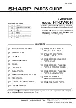 Preview for 135 page of Sharp HT-DV40H Service Manual