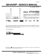 Sharp HT-DV50U Service Manual preview