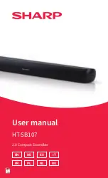 Предварительный просмотр 1 страницы Sharp HT-SB107 User Manual