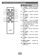 Предварительный просмотр 7 страницы Sharp HT-SB116 Operation Manual