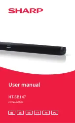 Предварительный просмотр 1 страницы Sharp HT-SB147 User Manual