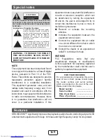 Предварительный просмотр 2 страницы Sharp HT-SB250 Operation Manual