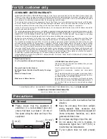 Предварительный просмотр 5 страницы Sharp HT-SB250 Operation Manual