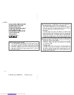 Предварительный просмотр 2 страницы Sharp HT-SB300 Operation Manual