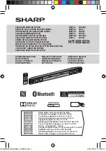 Предварительный просмотр 1 страницы Sharp HT-SB32D Operation Manual