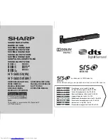 Sharp HT-SB350(BK) Operation Manual предпросмотр