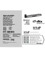 Preview for 1 page of Sharp HT-SB500 Operation Manual