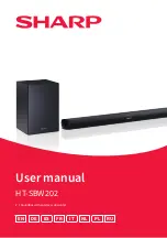 Sharp HT-SBW202 User Manual preview