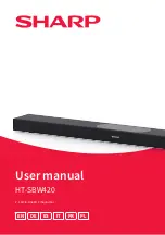 Sharp HT-SBW420 User Manual предпросмотр