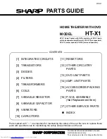 Предварительный просмотр 59 страницы Sharp HT-X1 Service Manual