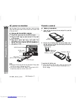 Предварительный просмотр 22 страницы Sharp HTSB200 - Sound Bar Speaker Operation Manual