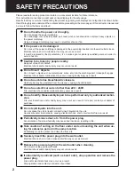 Preview for 2 page of Sharp HV-50CXE Operation Manual